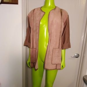 Vintage suede ladies blazer 🐾🐶 size XL